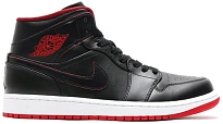 Фото № 1 с приближением к товару «‎Jordan 1 Retro Mid Black Red White»