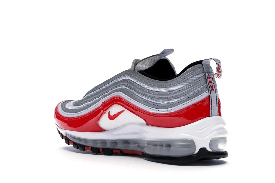 Фото № 6 с приближением к товару «‎Nike Air Max 97 Pure Platinum University Red»