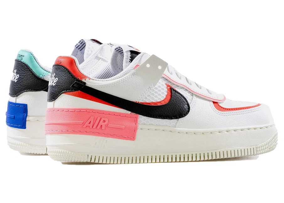 Фото № 1 с приближением к товару «‎Nike Air Force 1 Low Shadow White Blue Black »