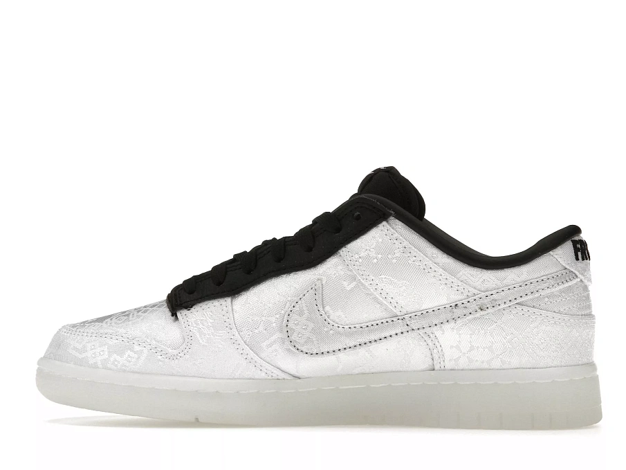 Фото № 4 с приближением к товару «‎Nike Dunk Low CLOT Fragment White»