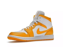 Фото № 6 с приближением к товару «‎Jordan 1 Mid White University Gold »
