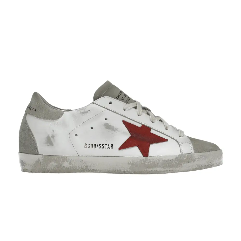 Golden Goose Women's Superstar White Ice Red - 1