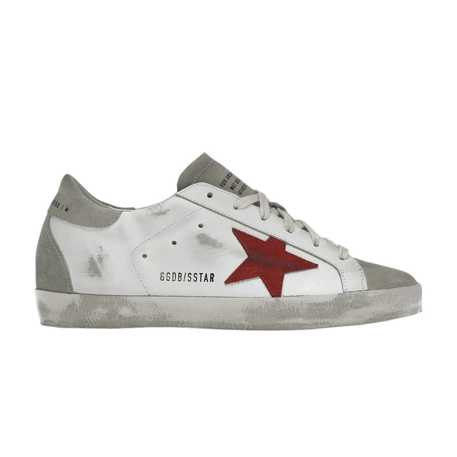 Фото № 1 с приближением к товару «‎Golden Goose Women's Superstar White Ice Red»