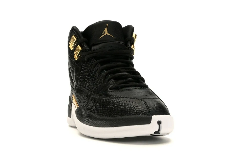 Фото № 2 с приближением к товару «‎Jordan 12 Retro Black Metallic Gold White »