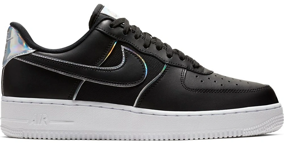 Фото № 1 с приближением к товару «‎Nike Air Force 1 Low Black Iridescent Outline»