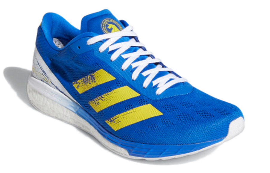 Фото № 3 с приближением к товару «‎adidas Adizero Boston 9 'Blue Yellow'»