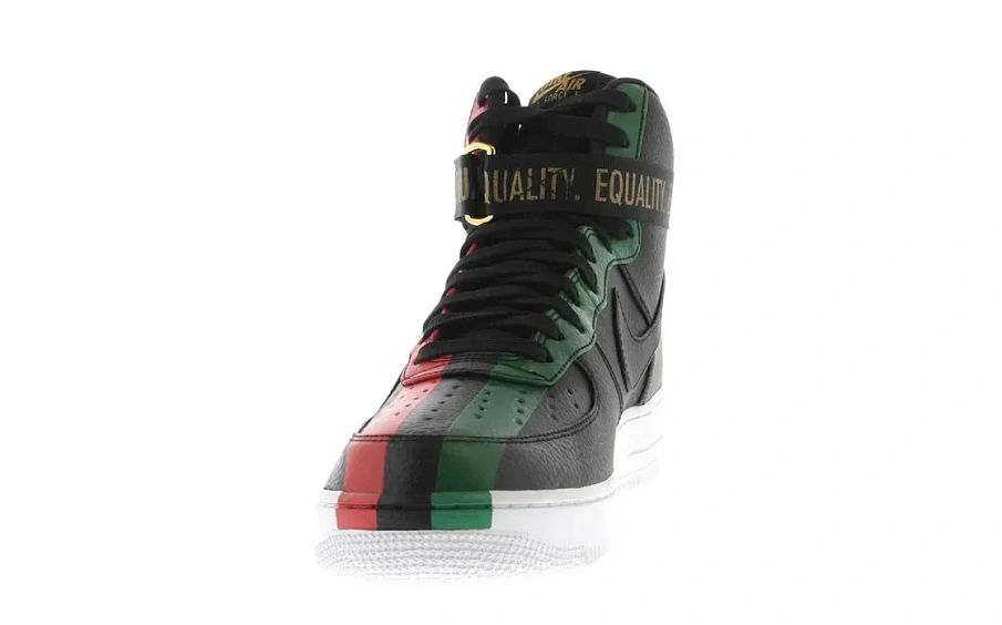 Фото № 2 с приближением к товару «‎Nike Air Force 1 High Black History Month (2018)»