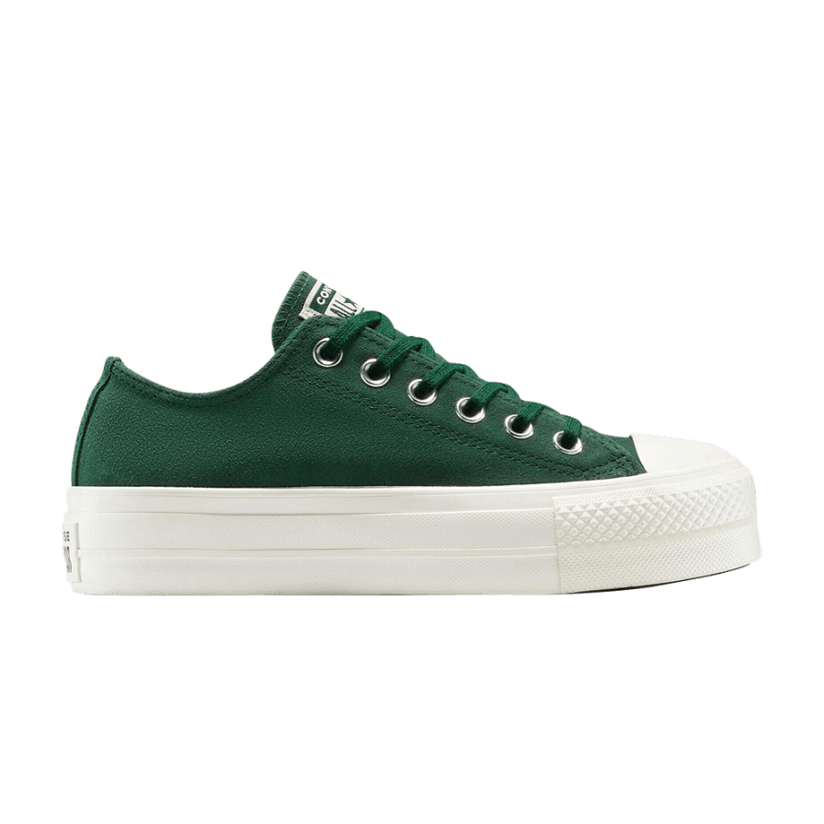 Фото № 1 с приближением к товару «‎Converse Women's Chuck Taylor All Star Lift Platform Low Colorful Suede - Branch Out (A15533C)»
