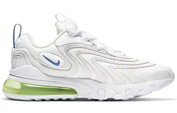 Nike Air Max 270 React ENG (GS) WhiteBlueGreen (CZ4215-100) - 2