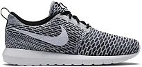 Фото № 1 с приближением к товару «‎Nike Roshe Run Flyknit Black White»