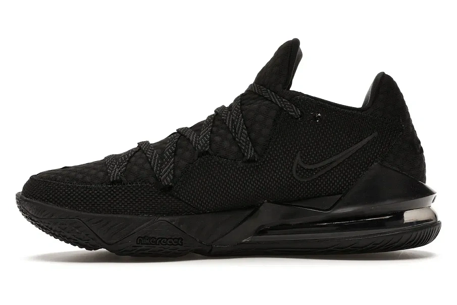 Фото № 3 с приближением к товару «‎Nike LeBron 17 Low Triple Black»