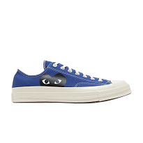 Фото № 1 с приближением к товару «‎Comme des Garçons PLAY x Converse Chuck 70 Low Blue Quartz 2023»