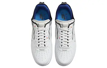 Nike Air Force 1 React Skate Shoes GreyWhiteBlue - 4