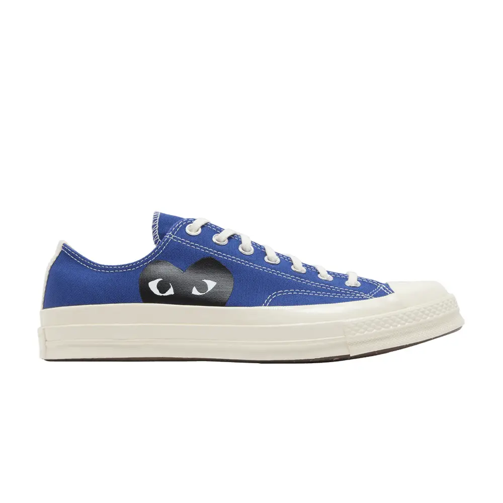 Comme des Garçons PLAY x Converse Chuck 70 Low Blue Quartz 2023 - 1