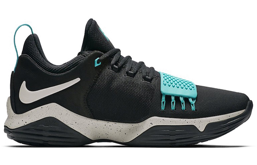 Фото № 2 с приближением к товару «‎Nike Pg 1 BlackLight BoneLight Aqua»
