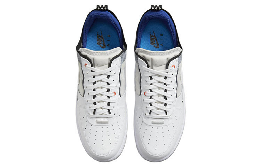 Фото № 4 с приближением к товару «‎Nike Air Force 1 React Skate Shoes GreyWhiteBlue»