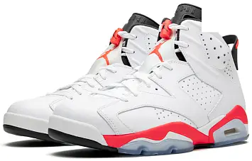 Jordan 6 Retro Infrared White (2014) - 4