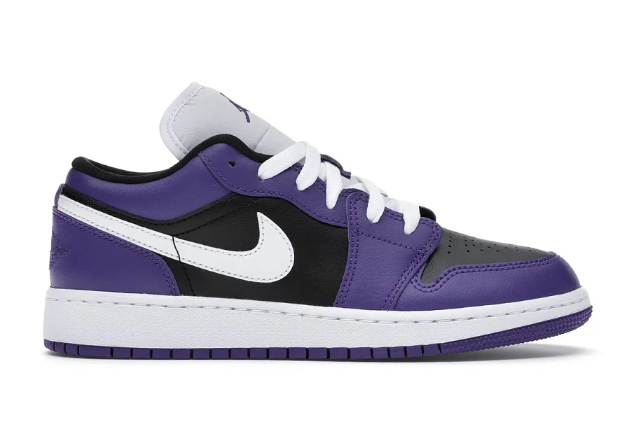 Фото № 1 с приближением к товару «‎Jordan 1 Low Court Purple Black »