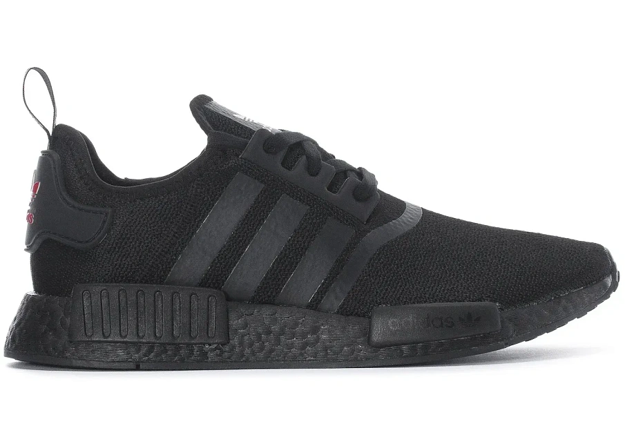 Фото № 1 с приближением к товару «‎adidas NMD R1 Core Black Scarlet »