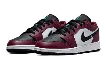 (GS) Air Jordan 1 Low SE "Dark Beetroot" BlackPurple - 2