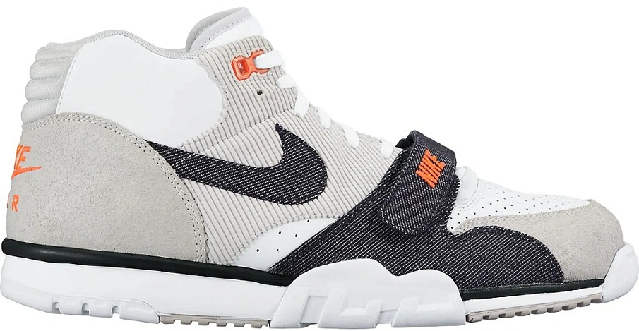 Фото № 1 с приближением к товару «‎Nike Air Trainer 1 Mid Denim White Dark Obsidian»