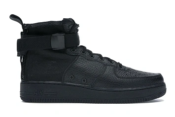 Nike SF Air Force 1 Mid Triple Black - 1