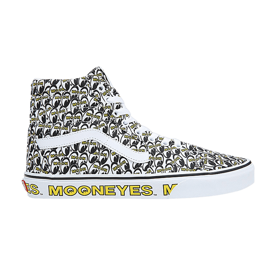Фото № 1 с приближением к товару «‎Mooneyes x Vans Sk8-Hi True White Yellow»