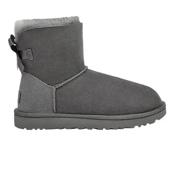 UGG Women's Mini Bailey Bow II Boot Grey - 1