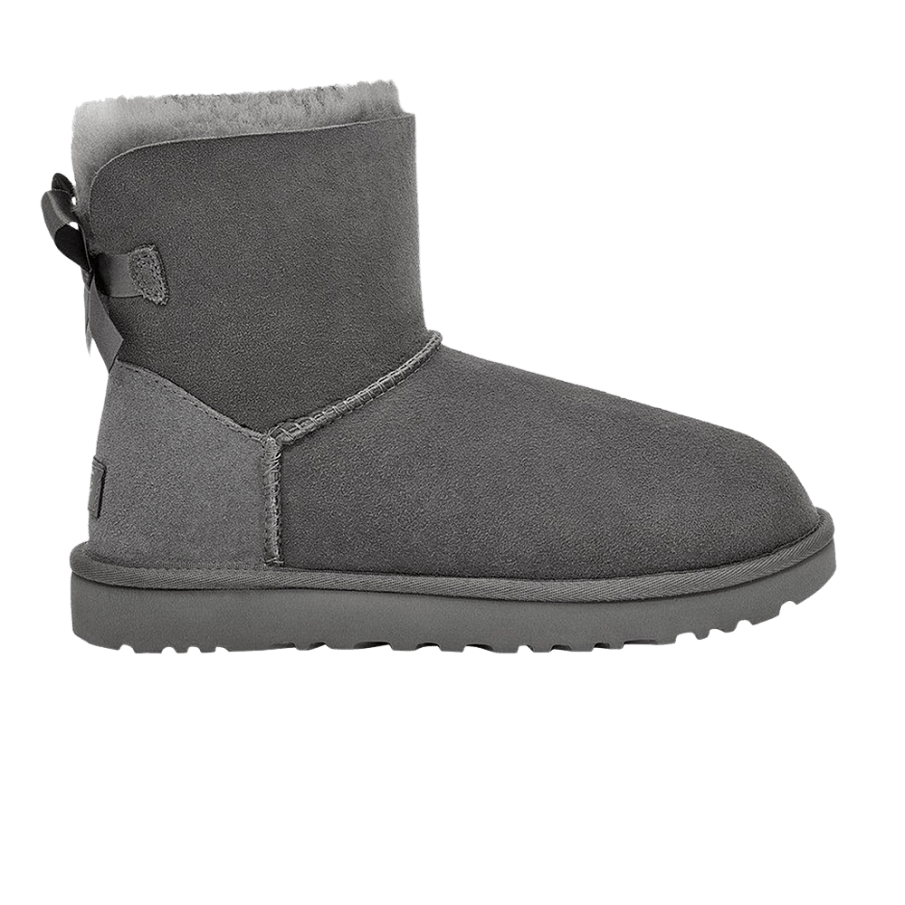 Фото № 1 с приближением к товару «‎UGG Women's Mini Bailey Bow II Boot Grey»