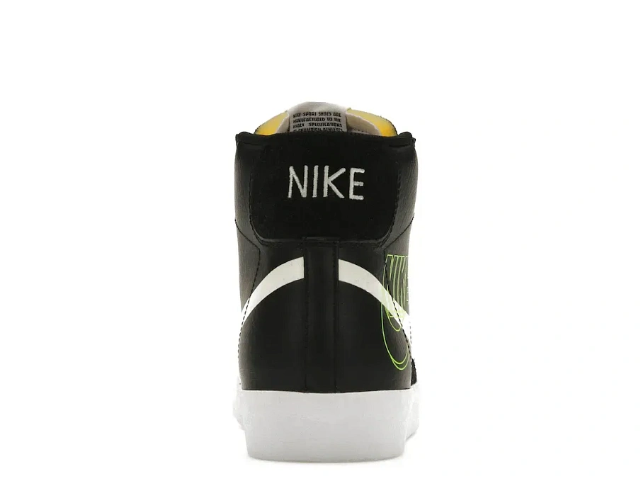 Фото № 4 с приближением к товару «‎Nike Blazer Mid 77 Vintage Reverse Logo Black»