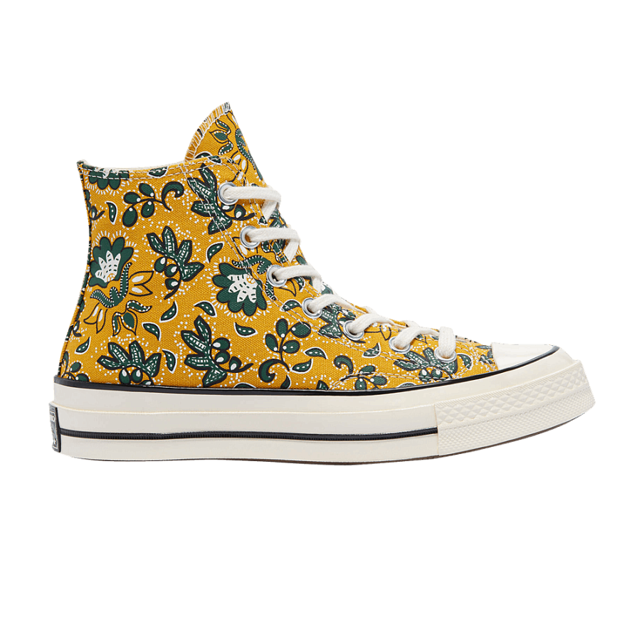 Фото № 1 с приближением к товару «‎Converse Chuck 70 High Paisley - Gold Dart»