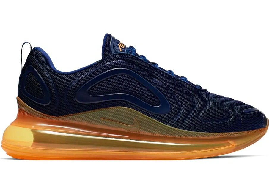 Фото № 1 с приближением к товару «‎Nike Air Max 720 Midnight Navy Laser Orange»