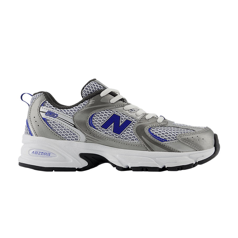 Фото № 1 с приближением к товару «‎New Balance 530 Big Kid Dark Silver Metallic Team Royal»