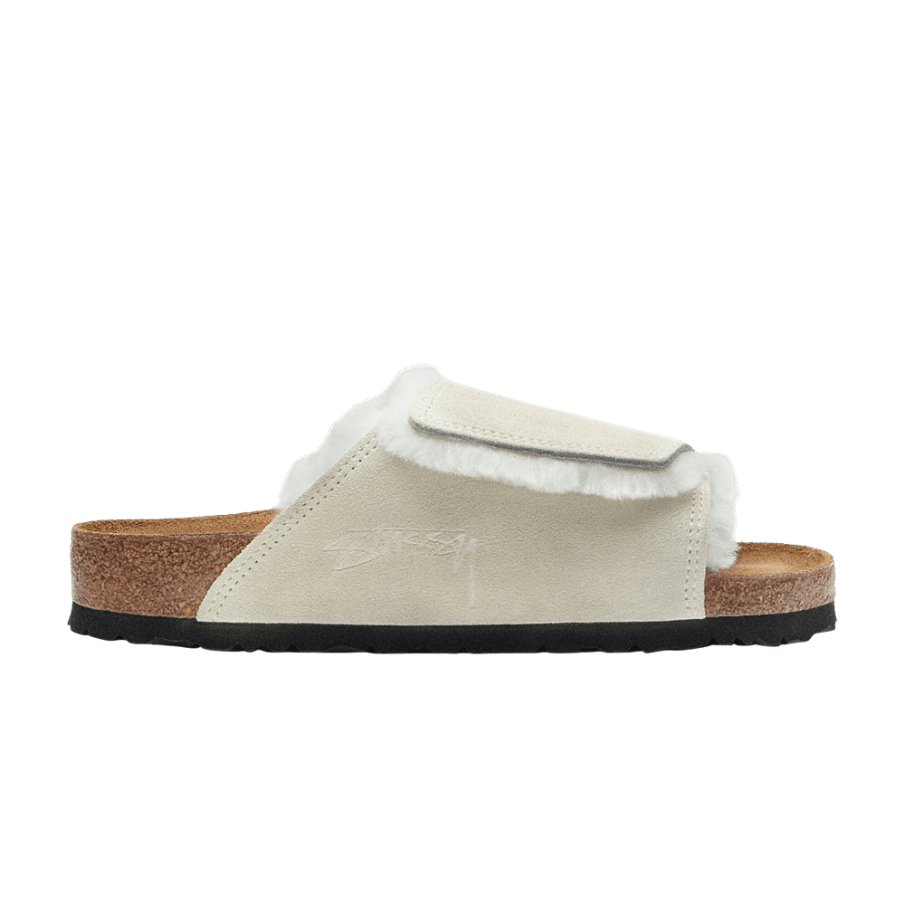 Фото № 1 с приближением к товару «‎Stussy x Birkenstock Solana Bone»