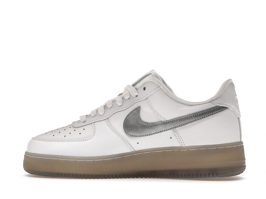 Фото № 5 с приближением к товару «‎Nike Air Force 1 Low 07 PRM White Metallic Silver»