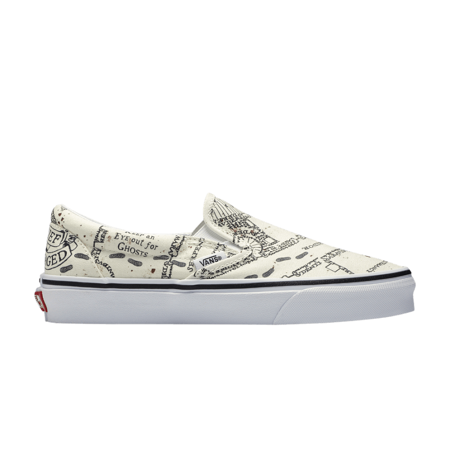 Фото № 1 с приближением к товару «‎Harry Potter x Vans Classic Slip-On Marauders Map»