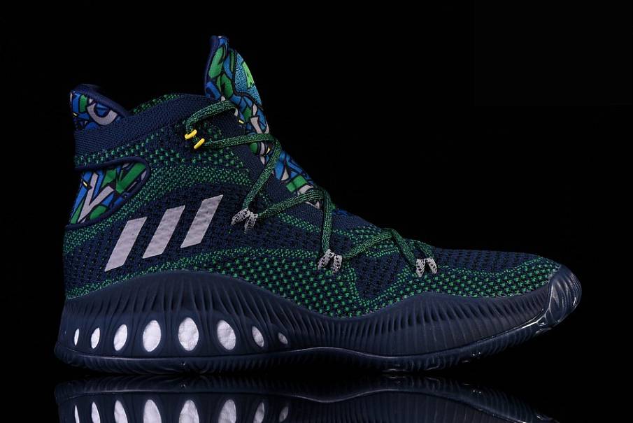 Фото № 2 с приближением к товару «‎Adidas Crazy Explosive Primeknit Andrew Wiggins PE Timberwolves Away »