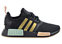 Фото № 1 с приближением к товару «‎adidas NMD R1 Black Gold Metallic Halo Amber »