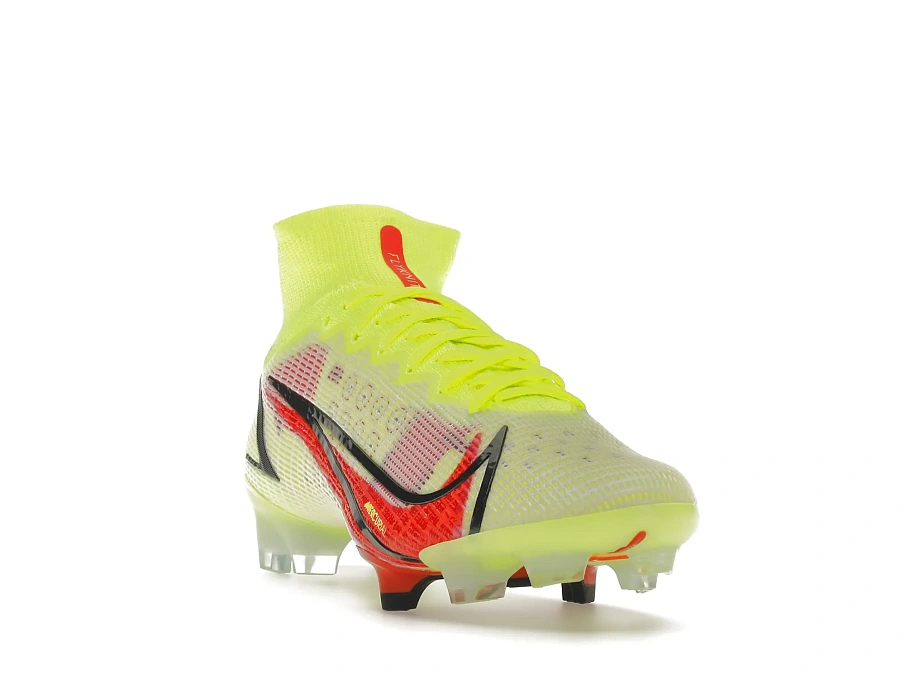 Фото № 3 с приближением к товару «‎Nike Mercurial Superfly 8 Elite FG Volt Black Bright Crimson»
