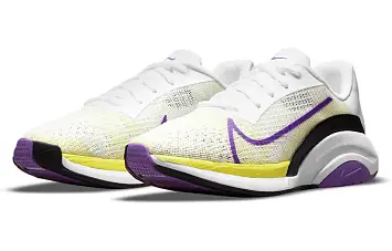 Nike Wmns ZoomX SuperRep Surge Sneakers WhitePurpleYellow (CK9406-157) - 4