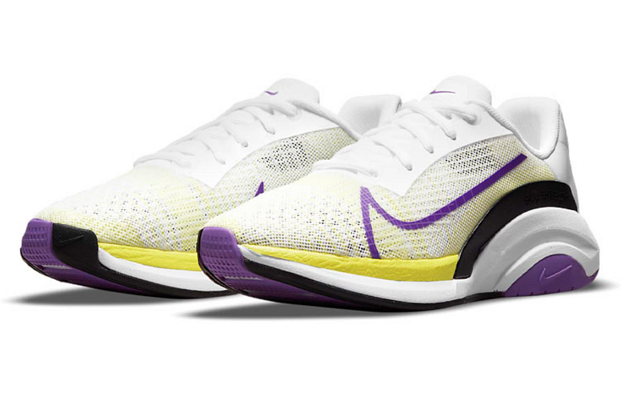 Фото № 3 с приближением к товару «‎Nike Wmns ZoomX SuperRep Surge Sneakers WhitePurpleYellow»