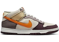 Фото № 1 с приближением к товару «‎Nike Dunk Mid Coconut Milk Plum Orange»