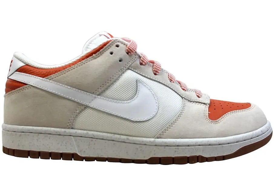 Фото № 1 с приближением к товару «‎Nike Dunk Low Cl White/White-Hoop Orange»