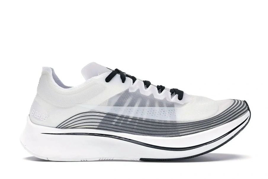 Фото № 1 с приближением к товару «‎Nike Zoom Fly White Black»