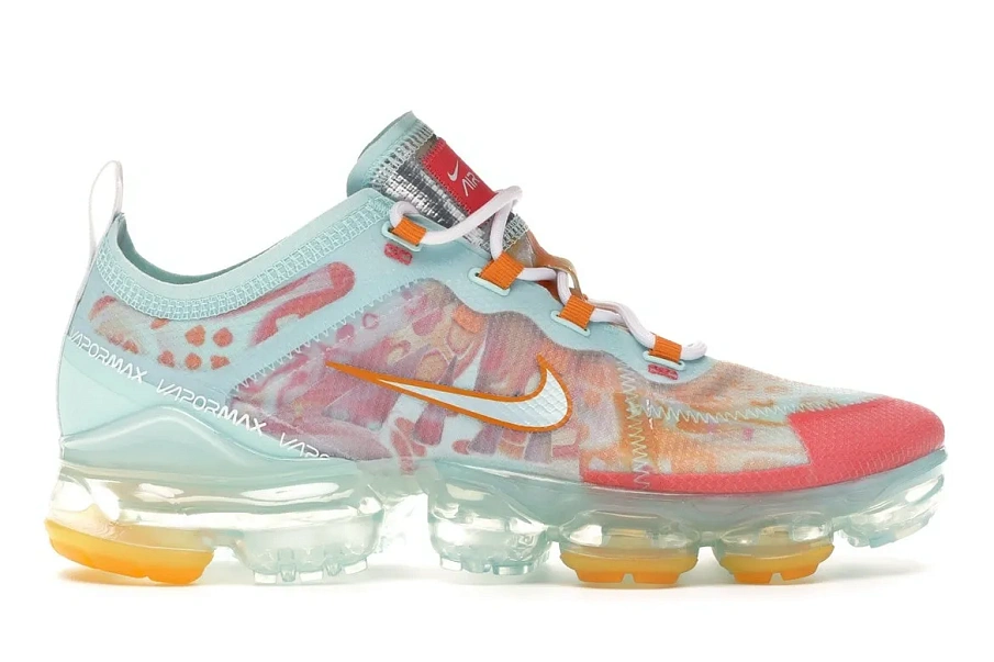 Фото № 1 с приближением к товару «‎Nike Air VaporMax 2019 Teal Tint Ember Glow »