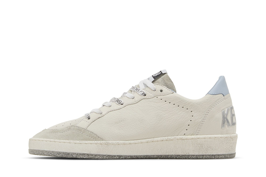 Фото № 4 с приближением к товару «‎Golden Goose Women's Ball Star White Blue Fog»