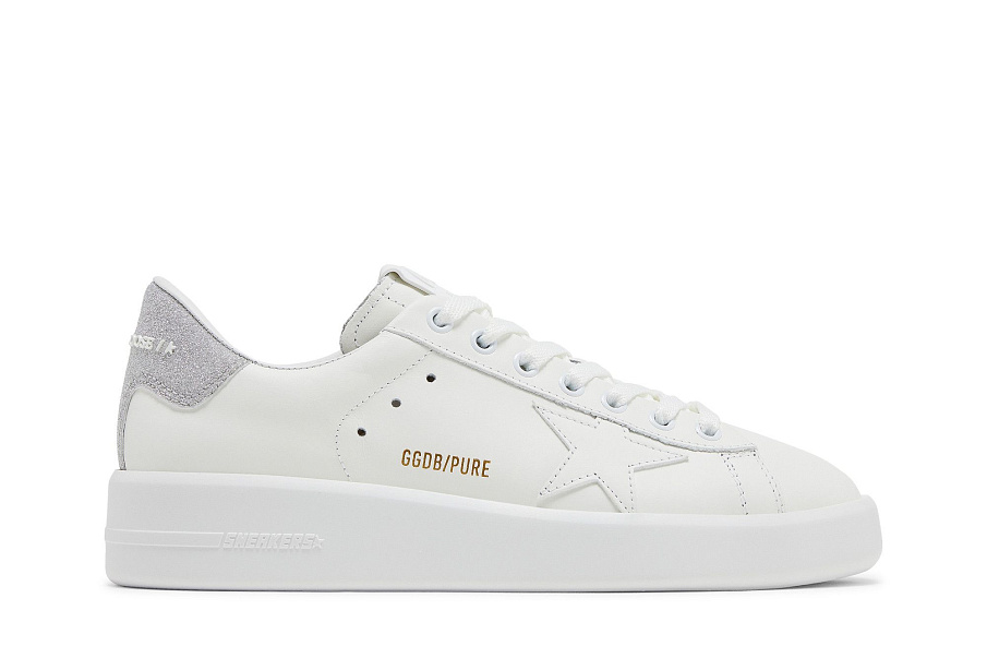 Фото № 2 с приближением к товару «‎Golden Goose Women's Purestar White Silver»