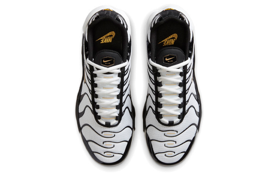 Фото № 4 с приближением к товару «‎Nike Air Max Plus (GS) BlackWhiteGold»