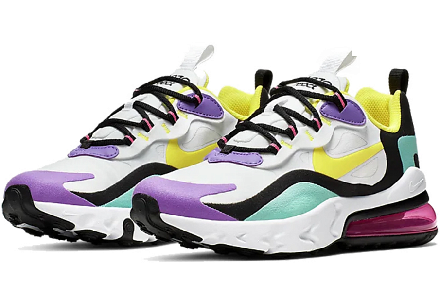 Фото № 3 с приближением к товару «‎Nike Air Max 270 React (GS) Purple»