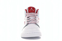 Фото № 2 с приближением к товару «‎Jordan 1 Mid White Topaz Mist »